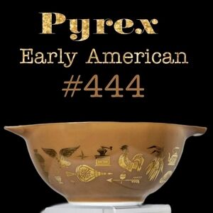 1960's Pyrex Early American #444 4Qt cinderella mixing nesting bowl